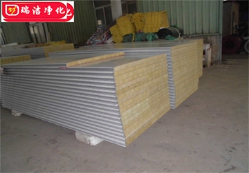 彩鋼板，巖棉夾芯板，